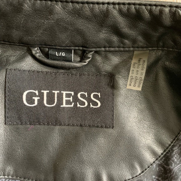 Guess faux-leather jacket - L - Picture 9 of 10